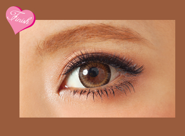 How To eyemake(Brown)  Finish！